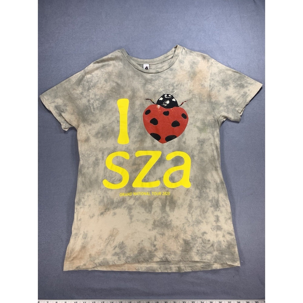 I Love SZA Bug Tee Grand National Tour Sz S/M T-Shirt